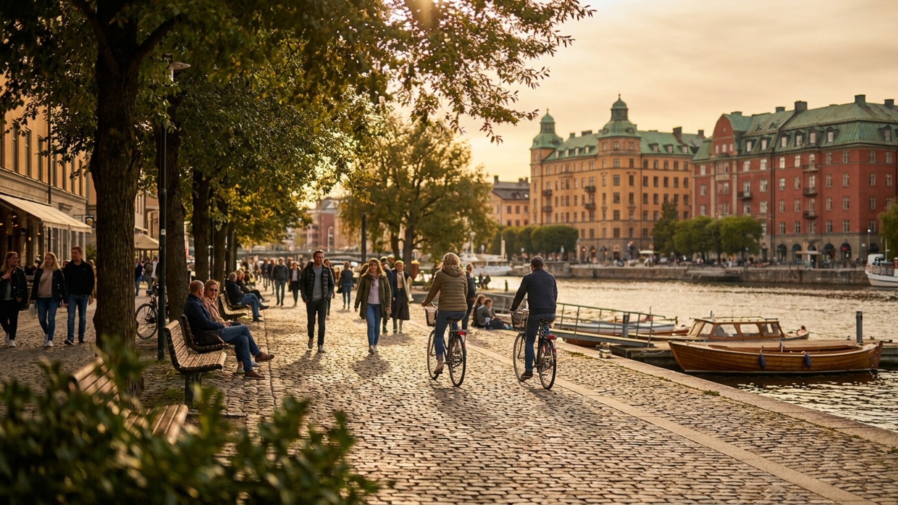 Lower Transit Costs Boost Stockholm Waterfront Walks to Skeppsholmen